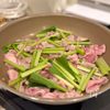 ワンパン10分!【豚バラと小松菜の豆腐チャンプルー】の工程3