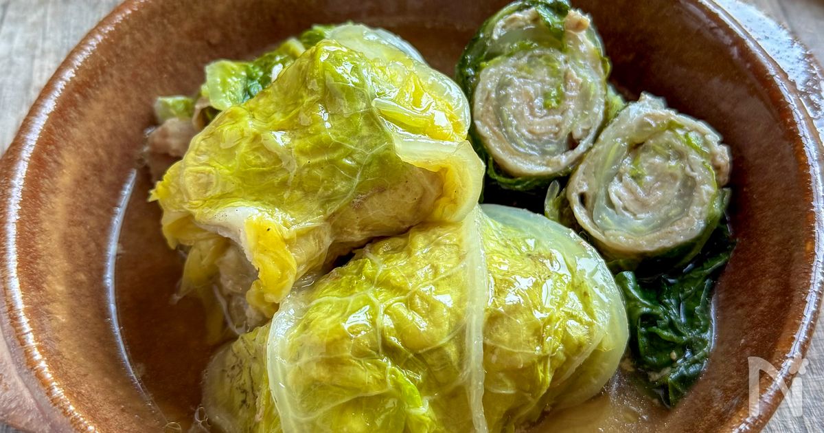 巻いて煮るだけ♩白菜豚ロール | レシピサイトNadia