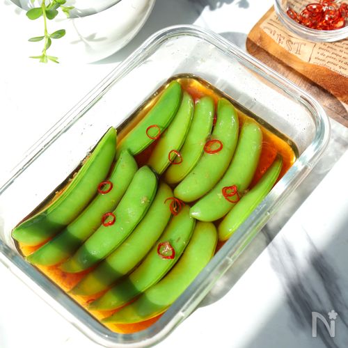沼る!スナップえんどう漬け