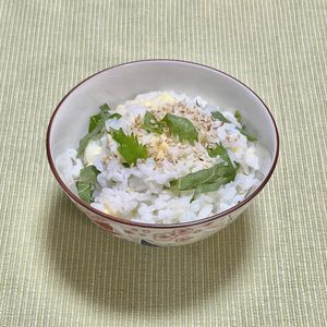 キャピタンの作ってみた!投稿(チーズと大葉の混ぜごはん)