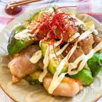 鶏肉とアボカドの甘辛マヨ炒め★