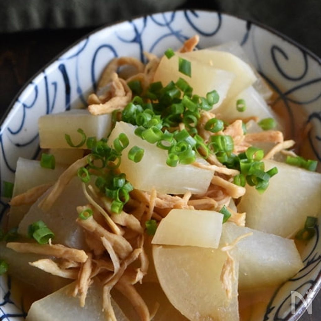 【おつまみさきいかでイカ大根】さきいかの旨味で大根うまうま♡ | レシピサイトNadia