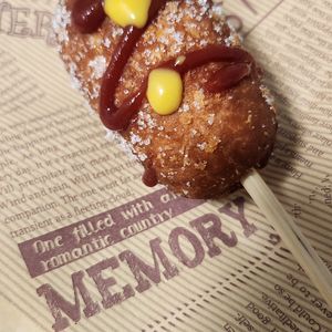 よもぎの作ってみた!投稿(あの材料で驚きのカリッモチ♪まんまるチーズハットグ)