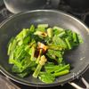 【小松菜と卵の中華風炒め】シンプルうまい!ぱぱっと副菜♪の工程3