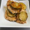 シマリコの作ってみた!投稿(【ズッキーニの甘酢はさみ焼き】じゅわっと絶品おかず♡)