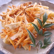 玉ねぎのかき揚げ　野菜だけでご馳走！