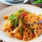 【甘辛ヤンニョムれんこんちくわ】子どもが食べられる韓国風