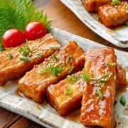 【厚揚げ照り焼きステーキ】節約！簡単！おつまみおかず◎