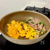 香ばしくて美味しい♩ベーコンレタスチャーハンの工程3
