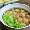 包丁不要!!えのき豚団子とレタスの旨塩スープ鍋の工程3