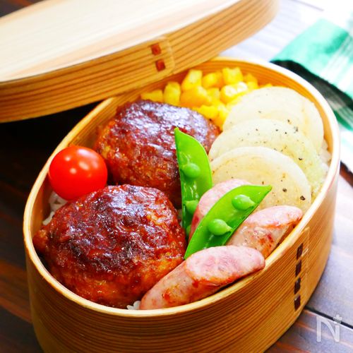 冷めてもふんわりやわらか♪お弁当にぴったりの鶏ひき肉バーグ