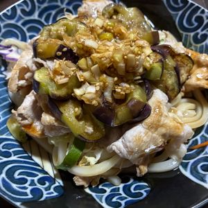 さやちゃんの作ってみた!投稿(【なすの豚しゃぶ香味だれ】暑い日にはこれ！)