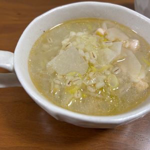 こむぎの作ってみた!投稿(温活♡サムゲタン風スープ)