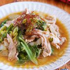 重ねて10分♪包丁不要『ごま油香る♡豚バラ白菜の鶏だしあん』