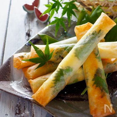 ★フライパンで簡単★鶏ささみのスティック春巻き