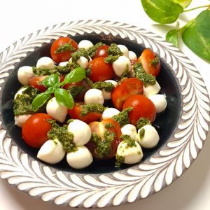 とのちゃまの作ってみた!投稿(【お手軽バジルソースでカプレーゼ】簡単に本格的な味と香り)