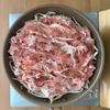 ワンパン10分!【豚こま肉×もやし蒸ししゃぶ】胡麻ポン酢ダレの工程2