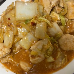 ここあの作ってみた!投稿(［鶏むねと白菜のよだれ鶏風］すぐできる！ピリ辛ラクうまおかず)