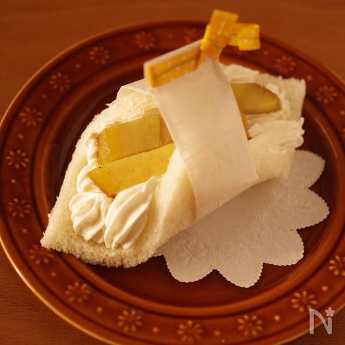超簡単！スイートポテト風サンドシナイッチ