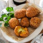 かぼちゃのチーズインコロッケ。お弁当のおかずやパーティーに！