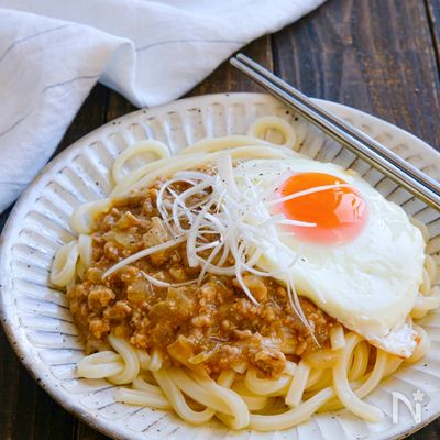 ご飯でも！うどんでも！！れんこんシャキシャキ肉みそあん
