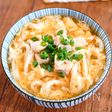 【鶏肉とふわふわ卵のかき玉うどん】とろ〜り鶏だし麺つゆ♬︎