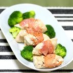 ささ身の生ハム巻き焼き