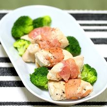 ささ身の生ハム巻き焼き