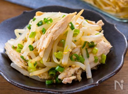 鶏むね肉ともやしのナムル