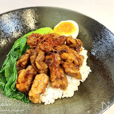豚こまde時短♡甘辛ウマい！ルーロー飯♡