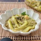 『ちゅるんとなす漬け』ところてん風！レンジで簡単◎