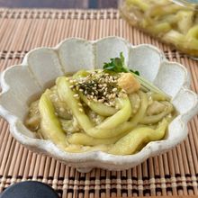 『ちゅるんとなす漬け』ところてん風！レンジで簡単◎