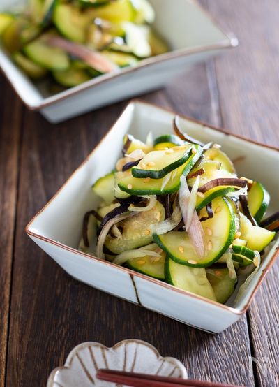 ズッキーニとなすの塩昆布和え By 笠原知子 レシピサイト Nadia ナディア プロの料理家のおいしいレシピ