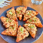〖のせて焼くだけ〗プチお魚厚揚げのツナマヨ焼き