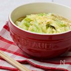 レンジでできる！キャベツとふんわり卵のラーメントッピング
