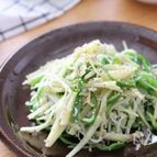 5分あれば余裕♡じゃがいもとピーマンとしらすの白だし生姜炒め