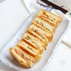 油揚げの明太餅チーズ焼き
