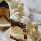 焼かない♪コーヒームースのドームケーキ