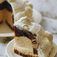 焼かない♪コーヒームースのドームケーキ