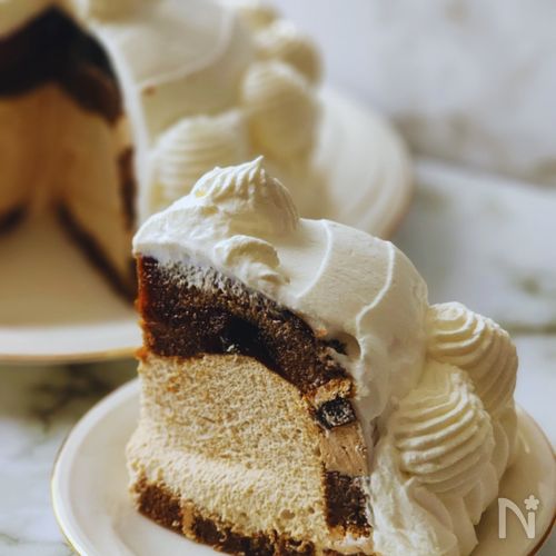 焼かない♪コーヒームースのドームケーキ