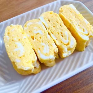 ゆかりの作ってみた!投稿(材料２つだけで美味しい♡【白だし巻き卵】)