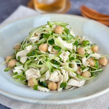 ささみとひよこ豆のデリ風レモンサラダ