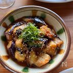 揚げ油不要！『揚げなすの梅味噌和え』