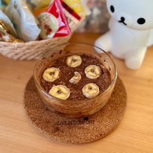 りりの作ってみた!投稿(混ぜて焼くだけ！バナナベイクドオーツ)