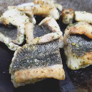 あいぼんの作ってみた!投稿(白身魚のソテー(カレー味))