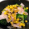 445177の作ってみた!投稿(冷凍野菜でお手軽に☆ブロッコリーとハムのごま塩昆布和え)