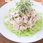 豚しゃぶの柚子こしょうサラダ