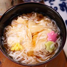 ひんやりとろ~り🎐冷製あんかけ湯葉そうめん🥰