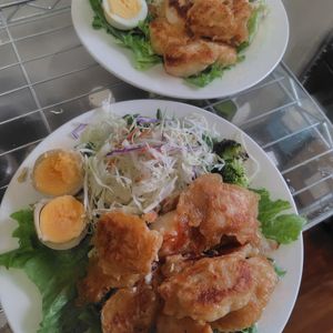 はぴまんの作ってみた!投稿(焼くだけ簡単！【鶏むね肉のガーリック醤油】しっとりコクうま♡)