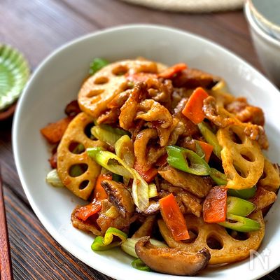 おうちで絶品!町中華【豚肉とれんこんのオイスター炒め】